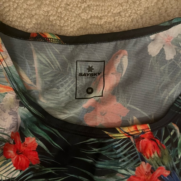 Saysky Mens Medium Running Singlet - Worn Once! - Picture 2 of 2